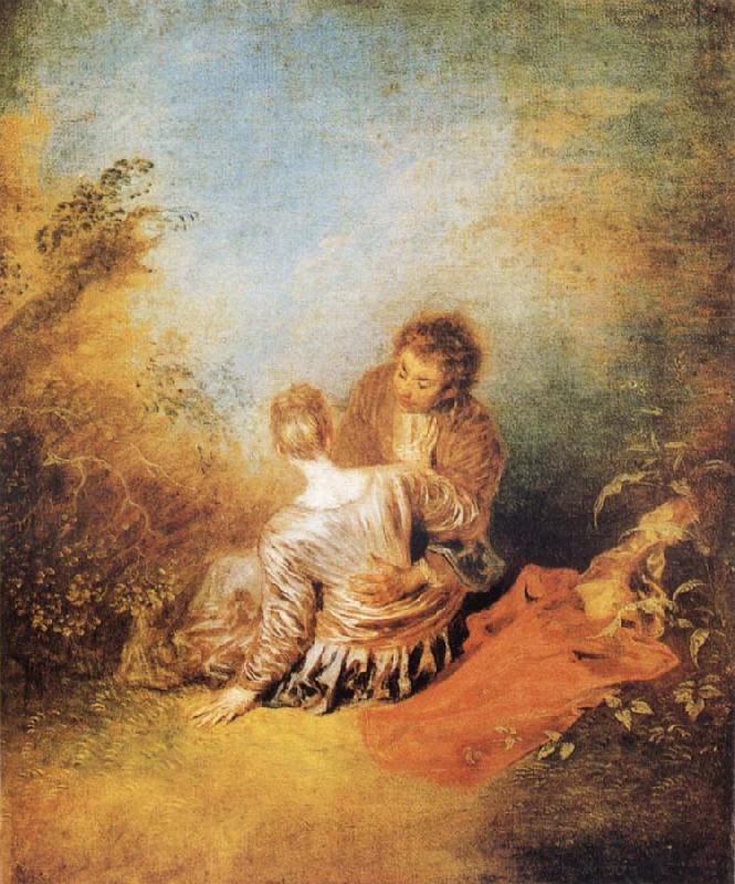 Jean-Antoine Watteau The Indiscretion